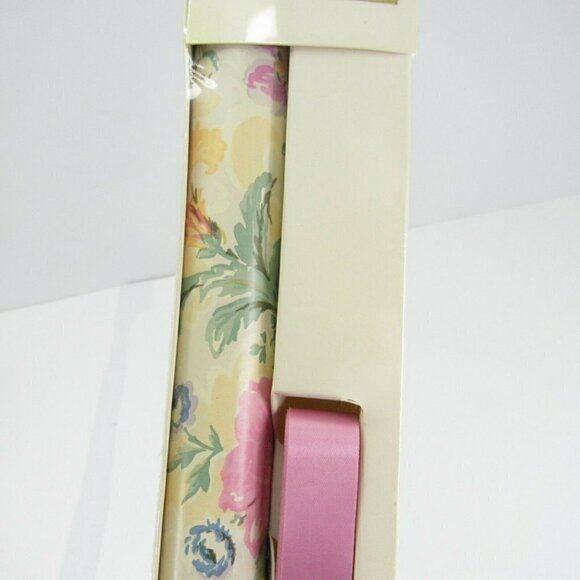 Vintage Victoria's Secret Roll Gift Wrap Ribbon Floral Flowers Wrapping Paper - Picture 5 of 5